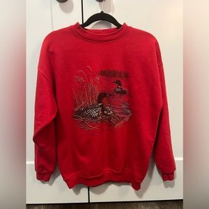 Northern Reflections | Vintage Loon Crewneck Sweatshirt